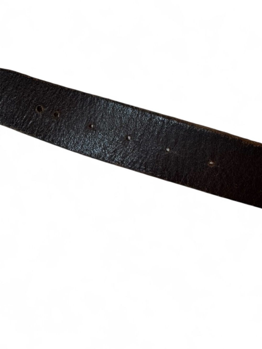 Dolce & Gabbana DG Logo Brown Leather Belt Size 95 (38) - Picture 10 of 13